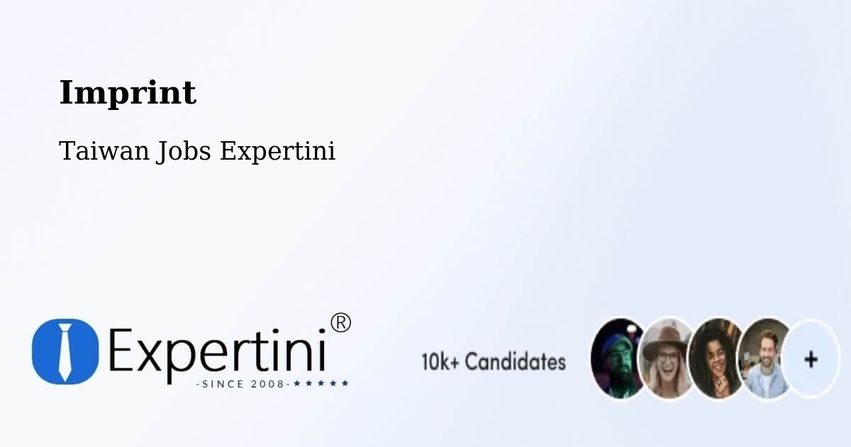 Imprint – Taiwan - Taiwan Jobs Expertini